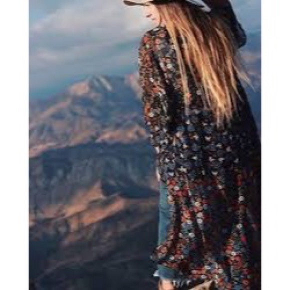 Anthropologie Flowing Boho Wrap Cover Up - Picture 5 of 5